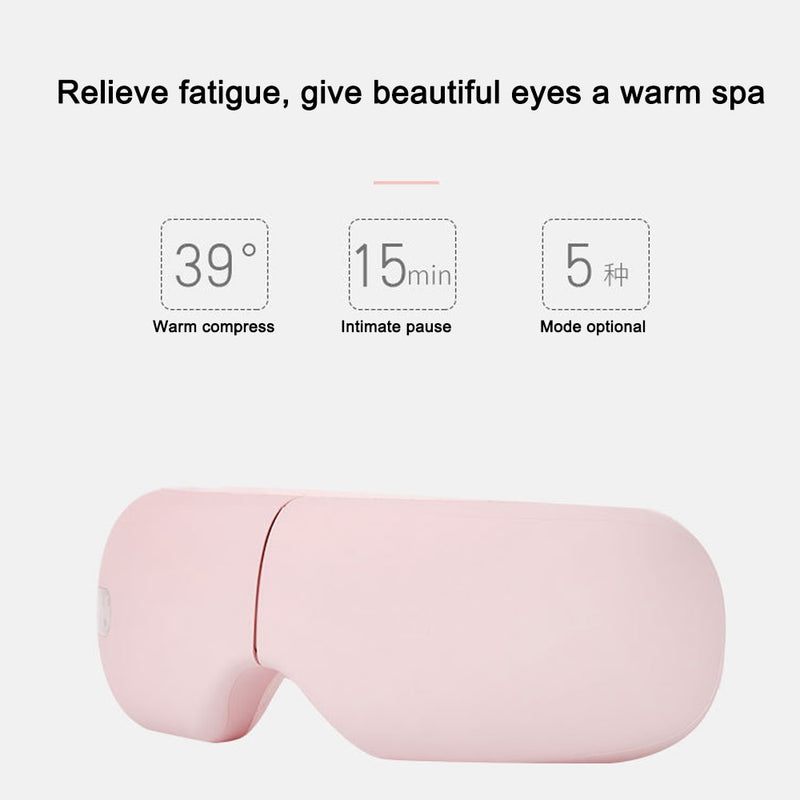 Bluetooth Smart Vibration Eye Massager Eye Care Device Hot Compress Glasses Instrument Music Foldable Eye Protection