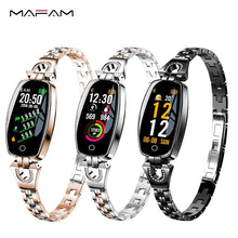 Load image into Gallery viewer, H8 Smart Band Women Blood Pressure Step Fitness Tracker Heart Rate Monitor Smart Bracelet Multiple Sport Waterproof Wristband
